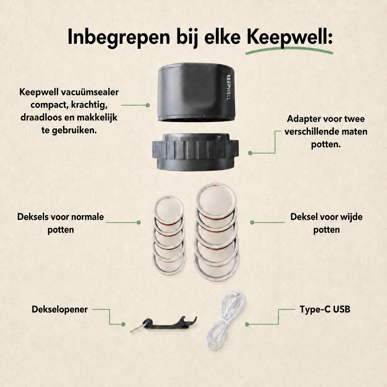 Keepwell Vacuümsealer