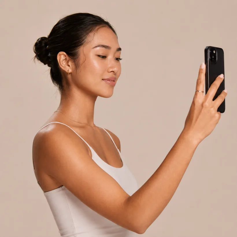Taking a skin selfie